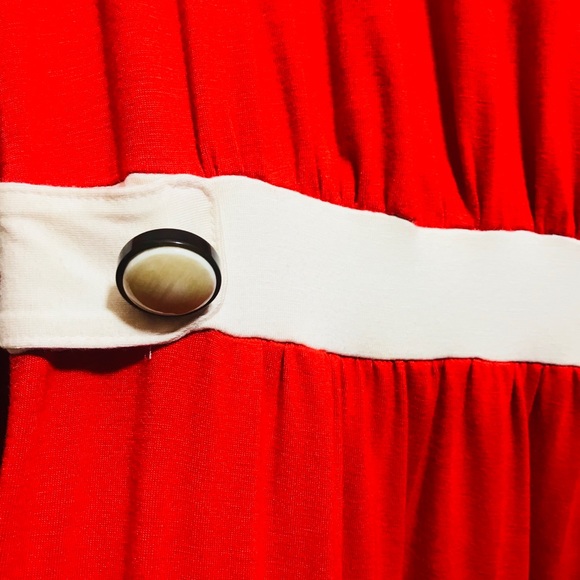 Ella moss a line red with white dress - Picture 7 of 8